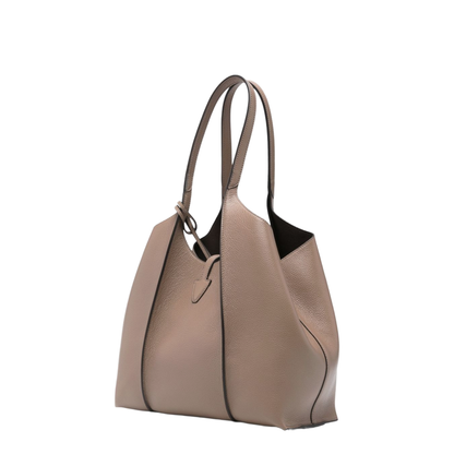 Mini Leather Tote Bag - Image 4