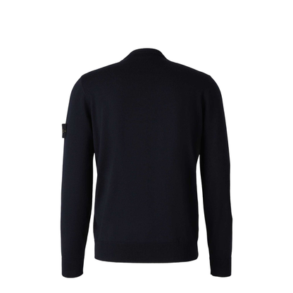 Knit Crewneck Sweater in Light RWS Pure Wool - Image 2