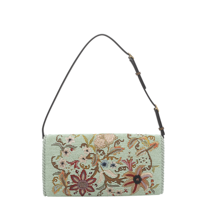 DeVain Small Leather Shoulder Bag - Multicolor - Image 3