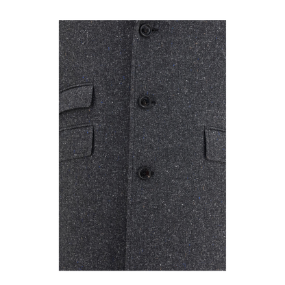 Long Single-Breasted Coat - Image 3