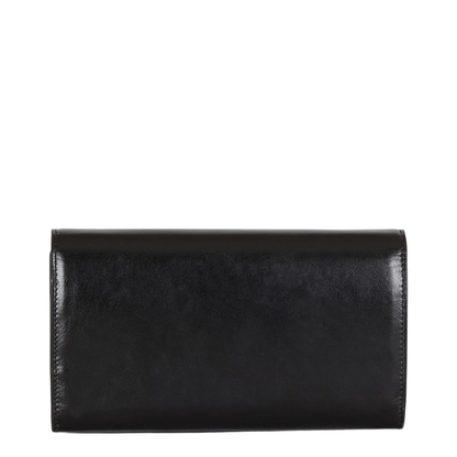 Shuffle Calfskin Wallet-On-Chain - Black - Image 5
