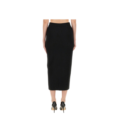 Asymmetric Plain Skirt - Image 3