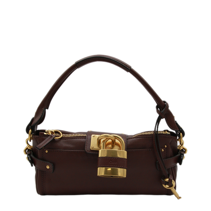 Paddington Small Grained Buffalo Leather Shoulder Bag - Crafty Brown - Image 2