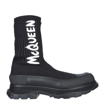 Graffiti Knit Tread Slick Boot Black - Image 1