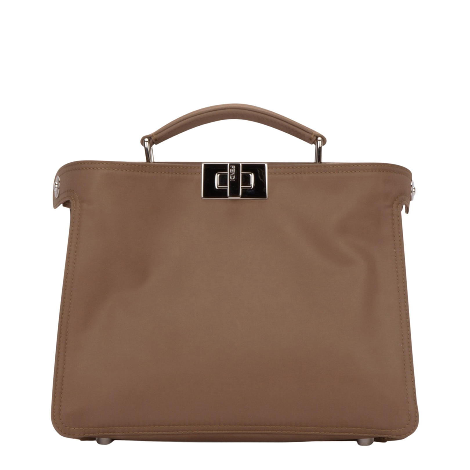 Peekaboo Mini
Brown Nylon Bag - Image 1