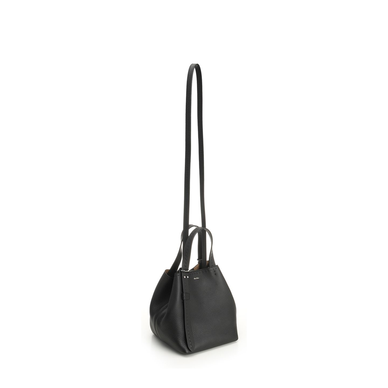 Archetipo XS Shoulder Bag Leather Black - Image 2