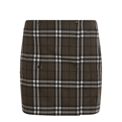 Green Check Miniskirt - Image 2