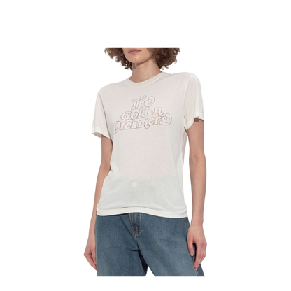 White T-Shirt with Print on the Front - Image 3