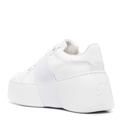 Viv Skate Sneakers - White - Image 4