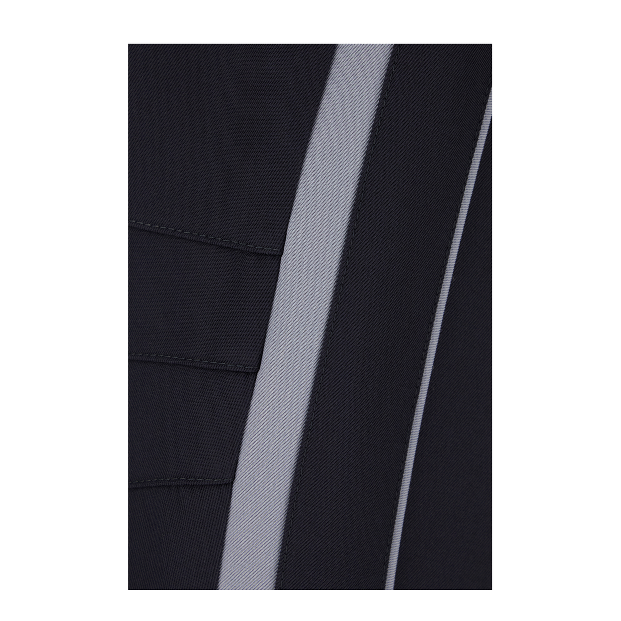 Black Polyester Blend Jacket - Image 3