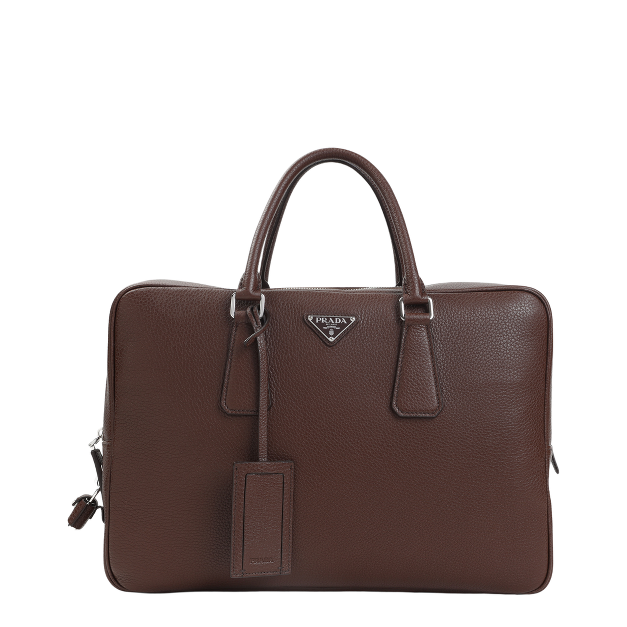 Grained Leather Tote Bag - Image 3