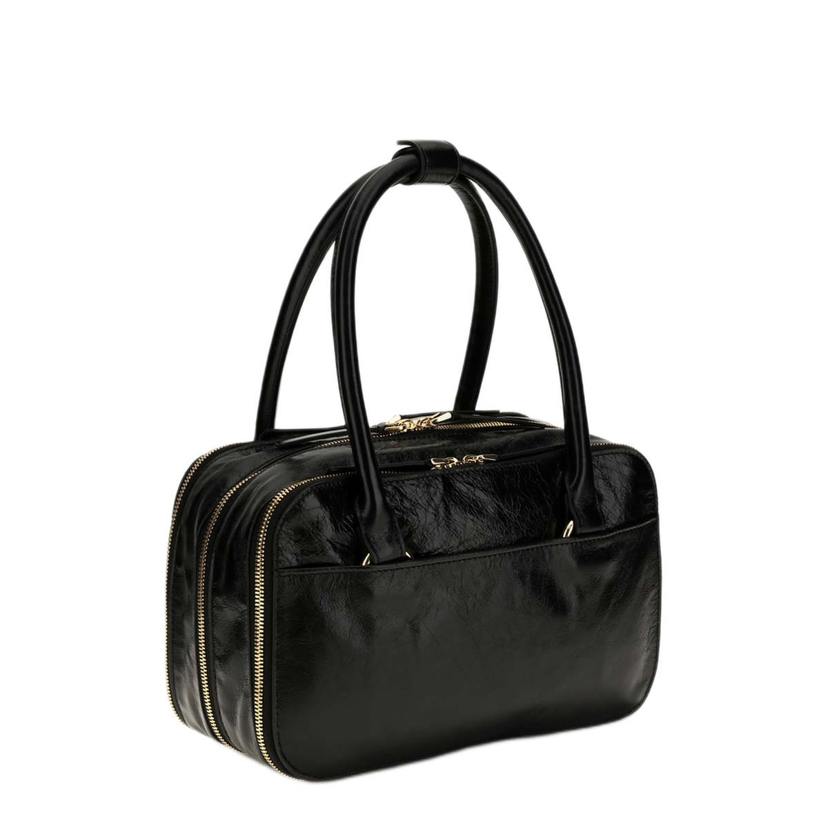 Boxyne Small Calfskin Handbag - Nero - Image 3