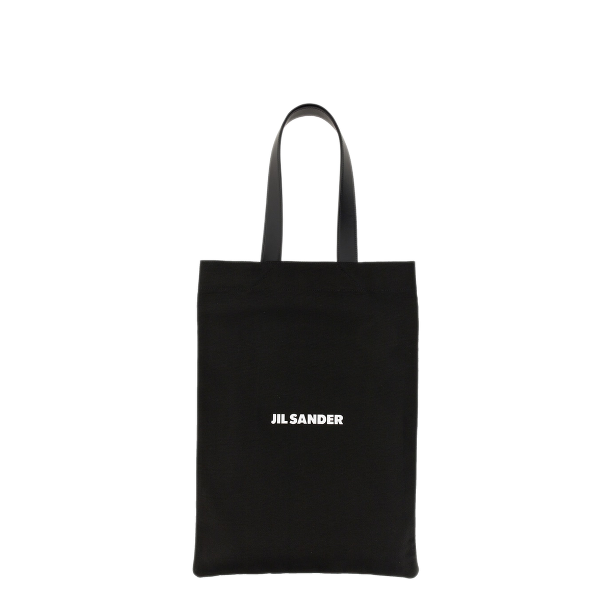 Cotton Linen Tote - Black - Image 1