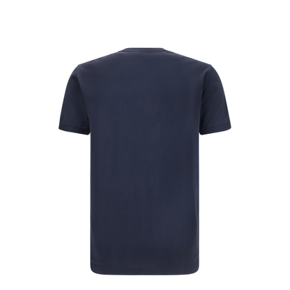 Cotton T-shirt with logo plaque - Image 2