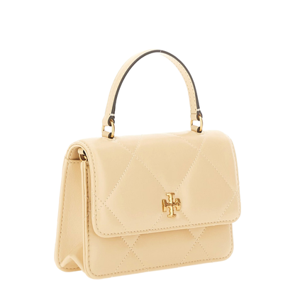 Kira Diamond Quilt Mini Top Handle Chain Wallet - Image 3