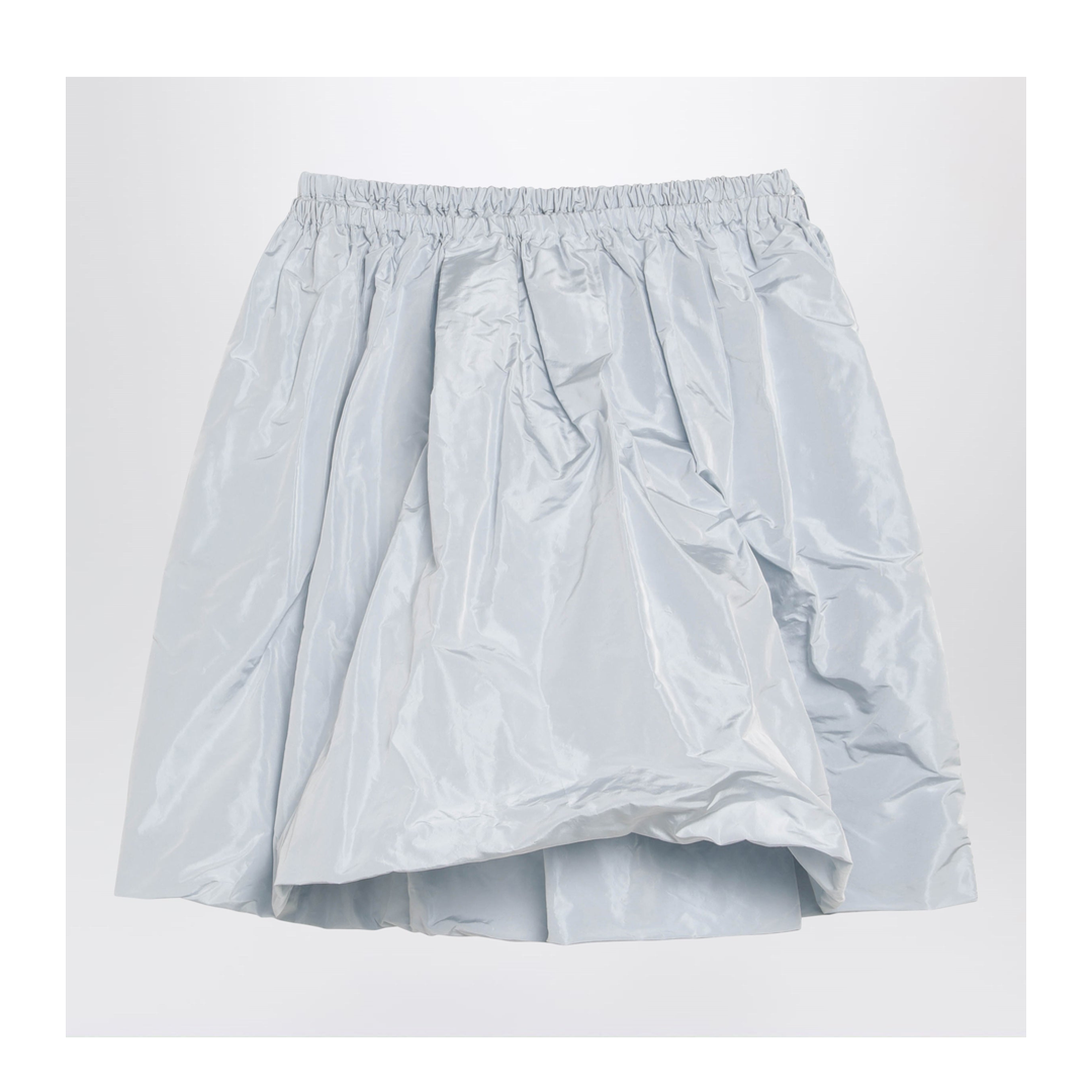 Light Grey Technical Taffeta Skirt - Image 1