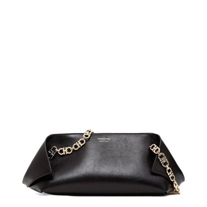 Folded Edge Design Zipper Bag - Image 1