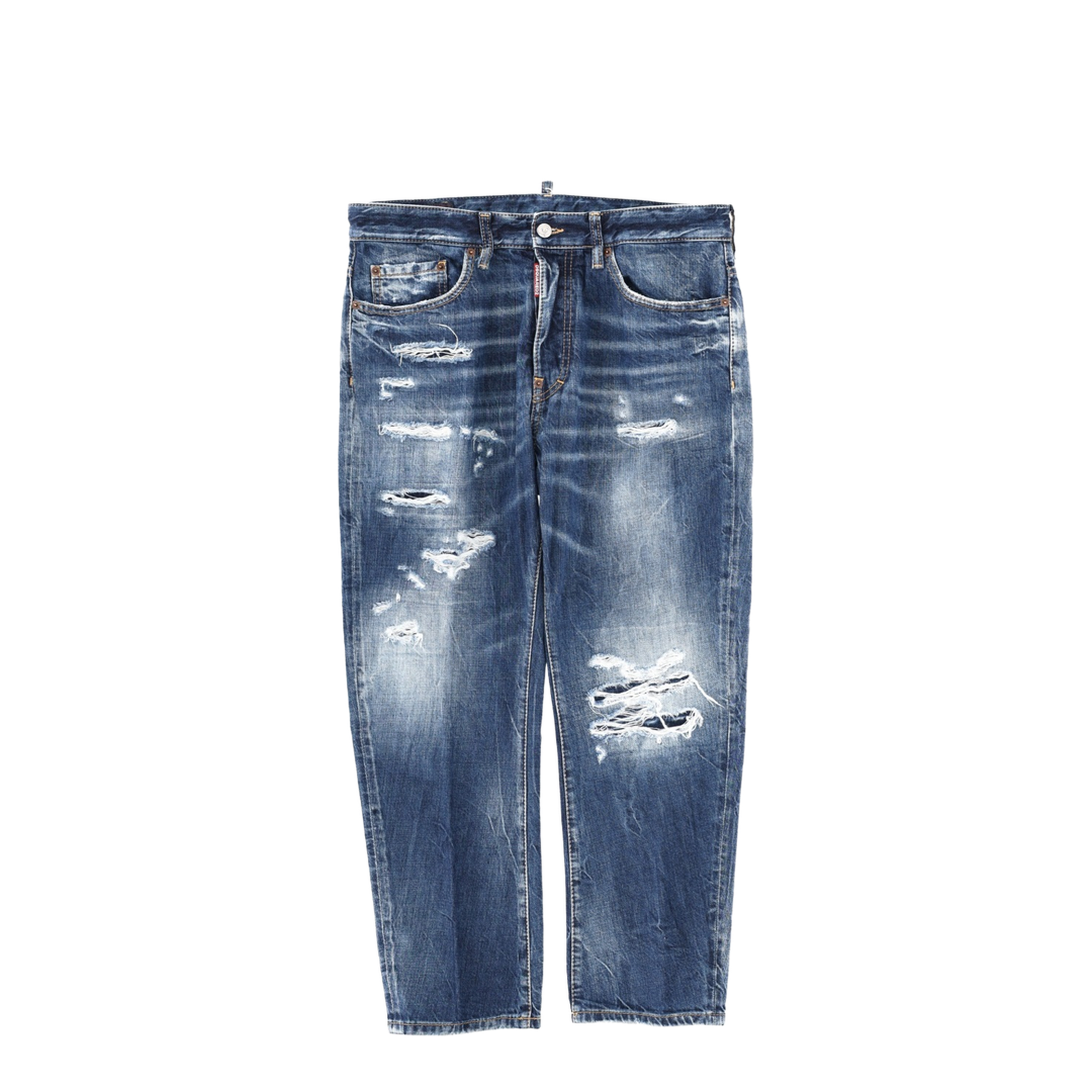 JEANS WITH "DESTROYED" DETAILS - Image 1