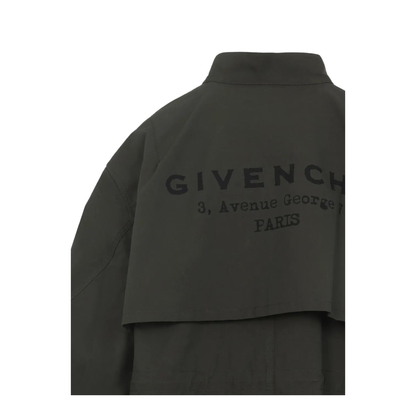 Cotton Parka with Stamp Print - Image 4