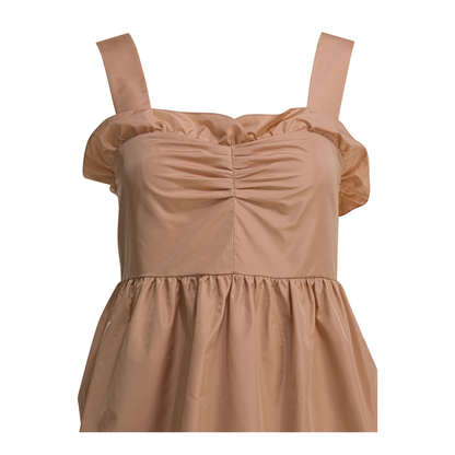 Balloon Dress In Silk Blend - Image 3
