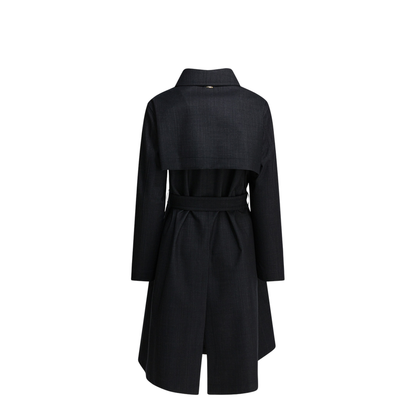 Trench Coat With Belt - Image 2