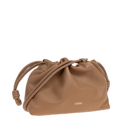 Flamenco Medium Lambskin Shoulder Bag - Mocha - Image 4