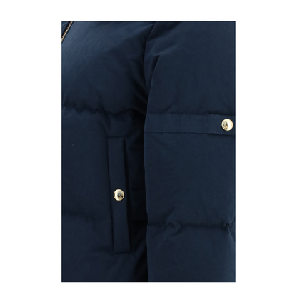 Waxed Technical Puffer Jacket with Hood - Image 3