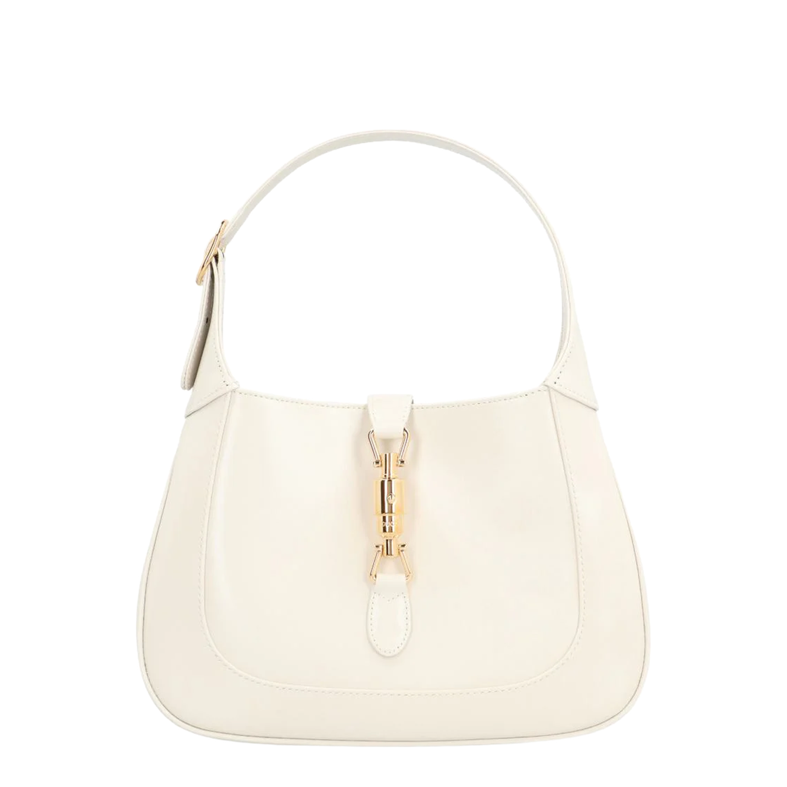Softbit Medium Leather Top Handle Bag - Cream - Image 1