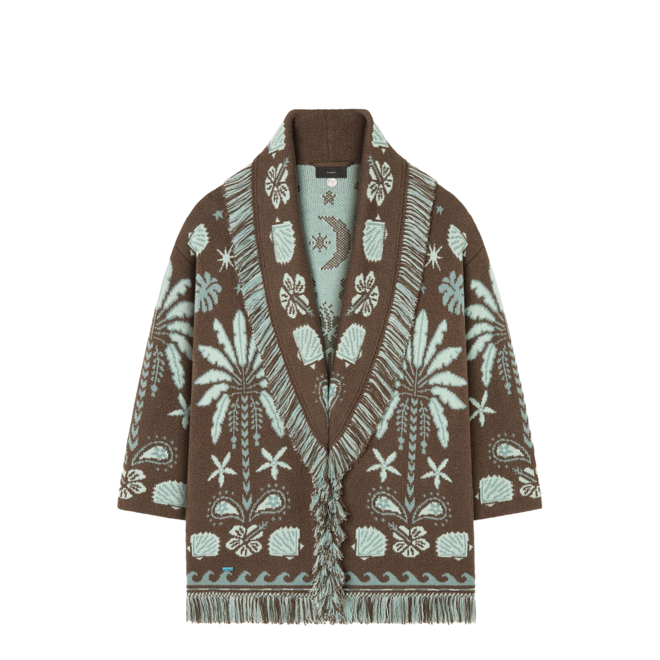 Echoes Of The Island Cardigan Sandal Wood-Wave - Image 1
