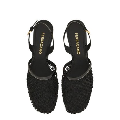 KAY 40 MESH AND LEATHER SLINGBACK - Image 5