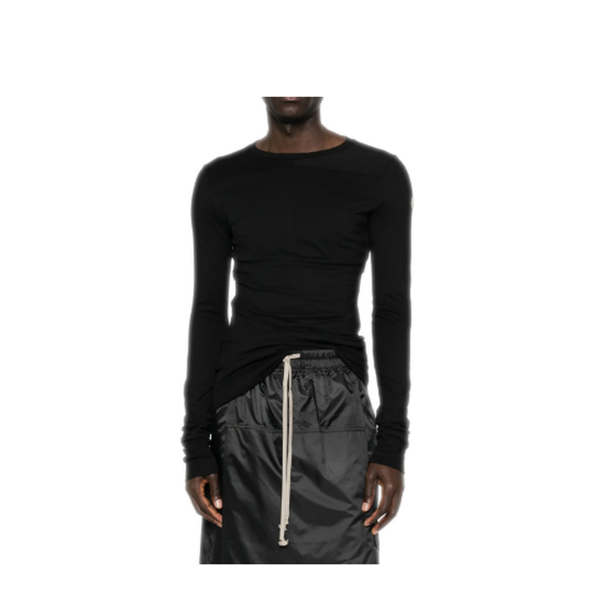 Black Cotton Sweater - Image 2