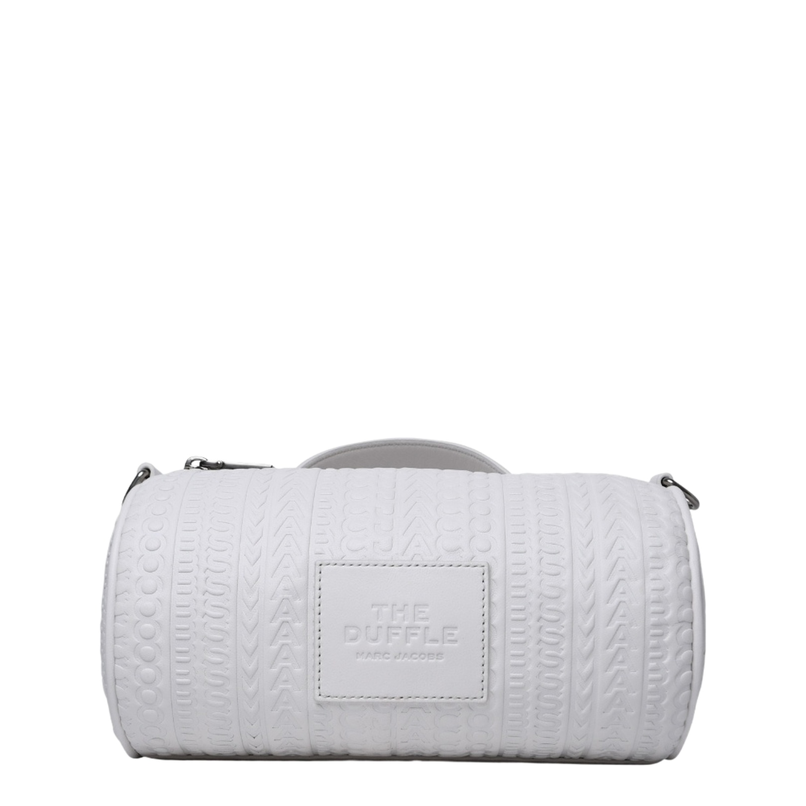 Duffle White Leather Bag - Image 1