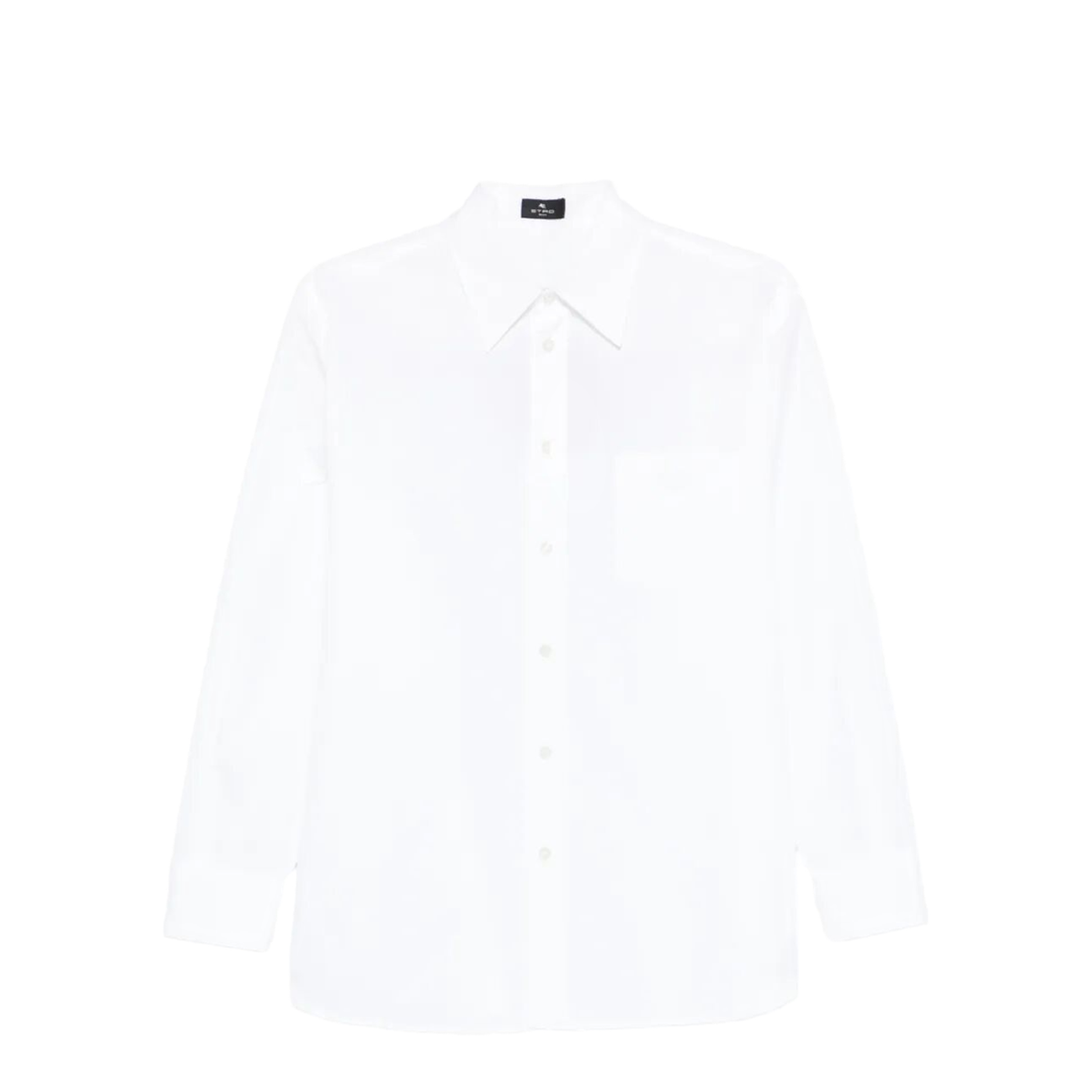 Chest-Pocket Cotton Shirt - Image 1