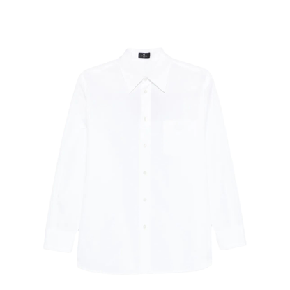Chest-Pocket Cotton Shirt - Image 1