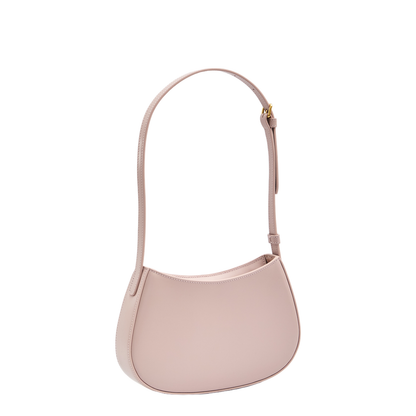 Medium Tilly Bag in Shiny Calfskin - Bleached Pink - Image 2