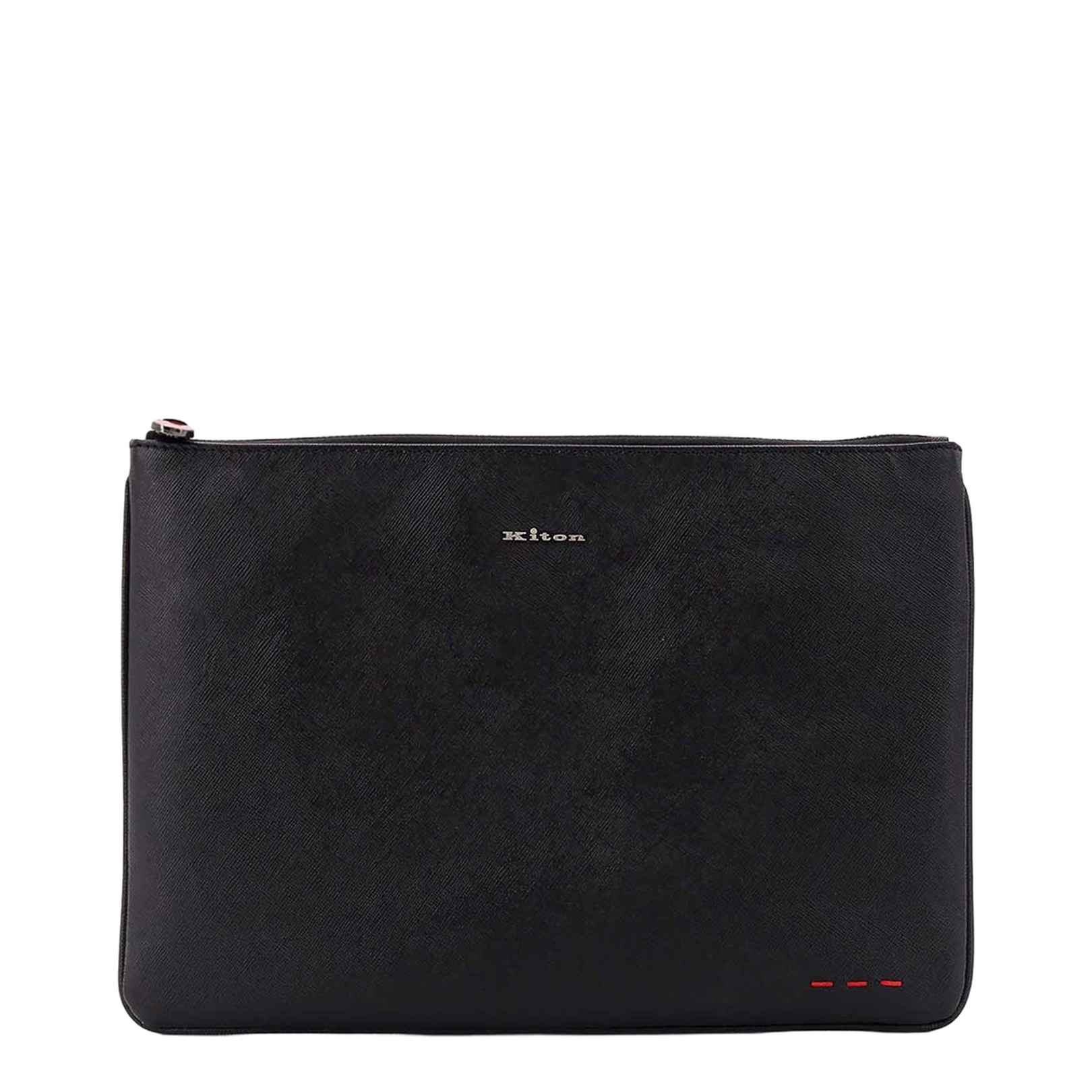 Nylon Clutch Bag with Iconic Logo Embroidery - Image 1
