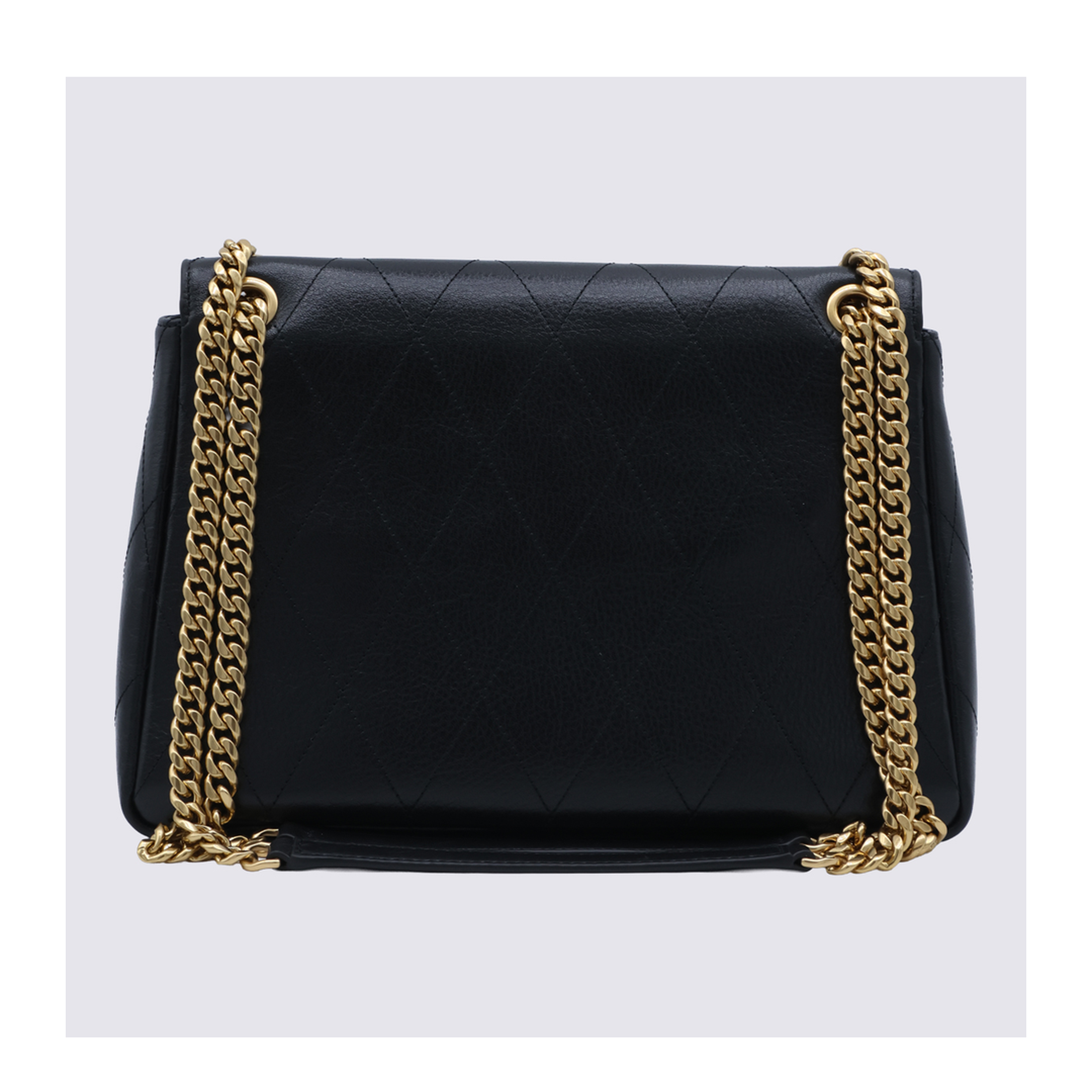 Charlie Pebbled Leather Shoulder Bag - Black - Image 3