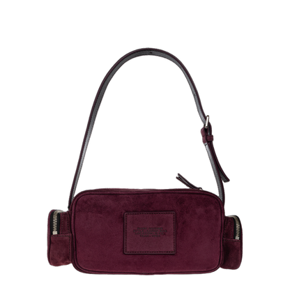 The Tote Handbag Suede Dark Plum - Image 3