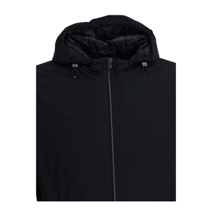 Short Down Jacket With Hood - Image 3