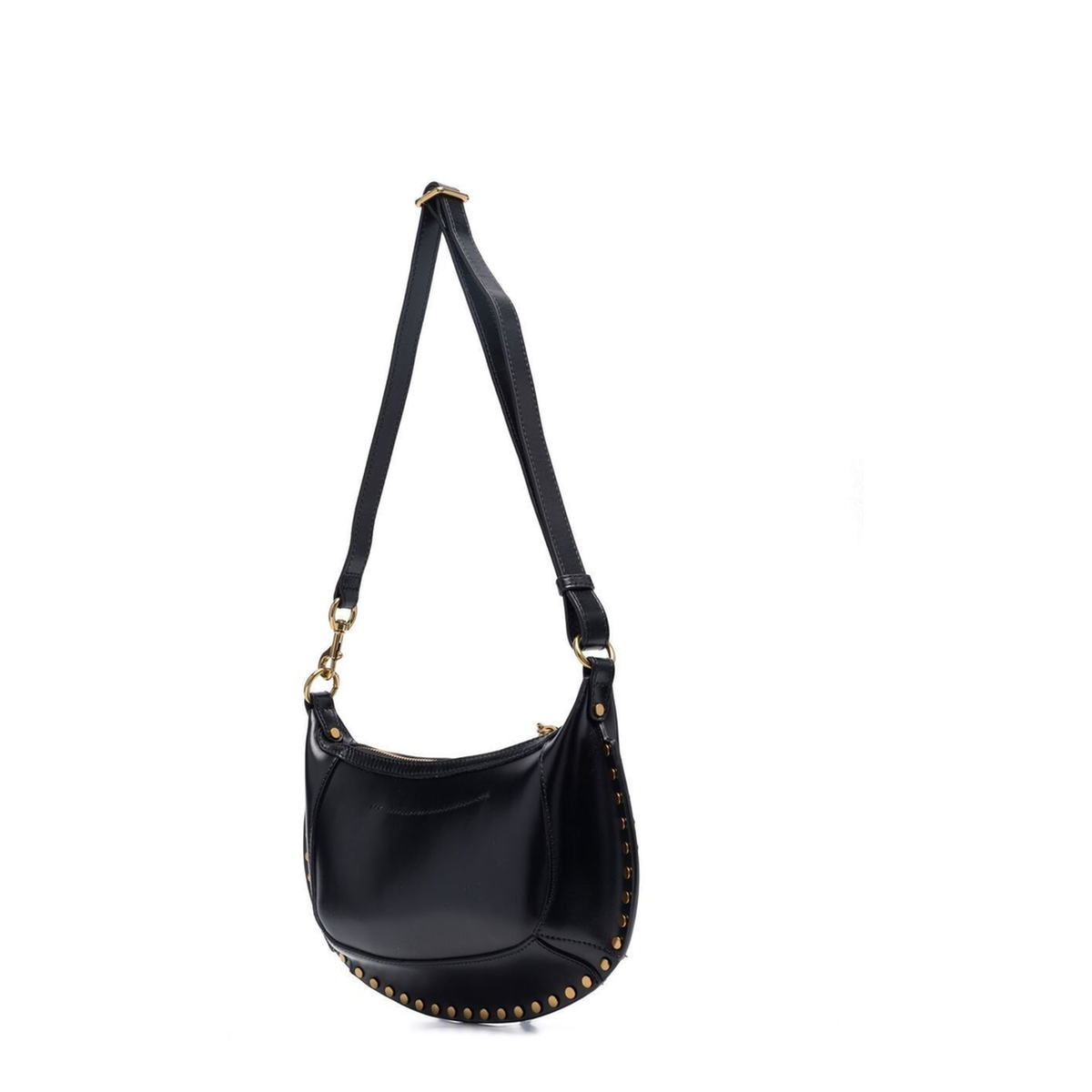 Oskan Moon Calfskin Shoulder Bag - Black - Image 3