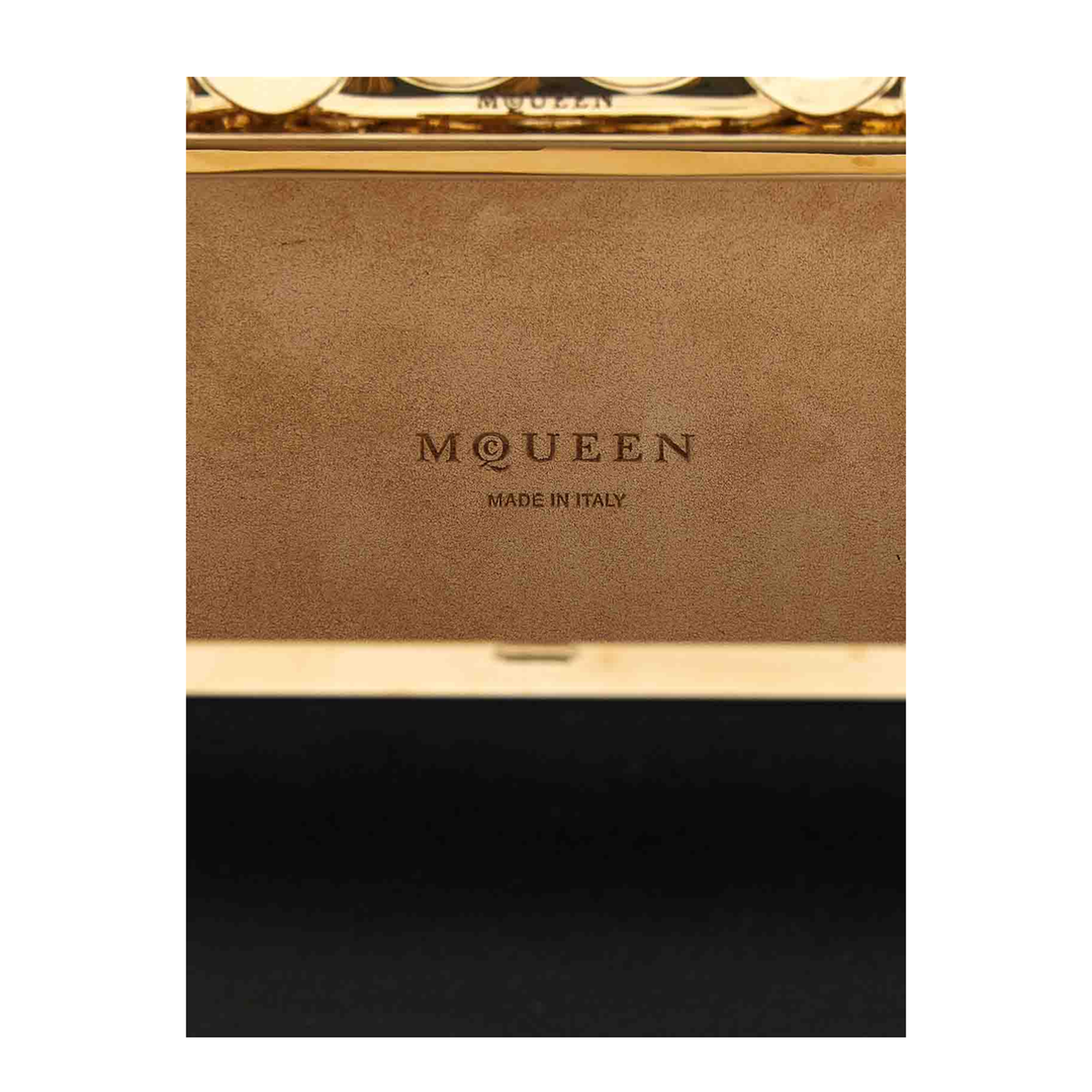 Carnation Knuckle Clutch in Black - Image 4