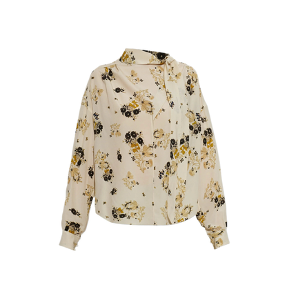 Printed Silk Blouse - Image 1
