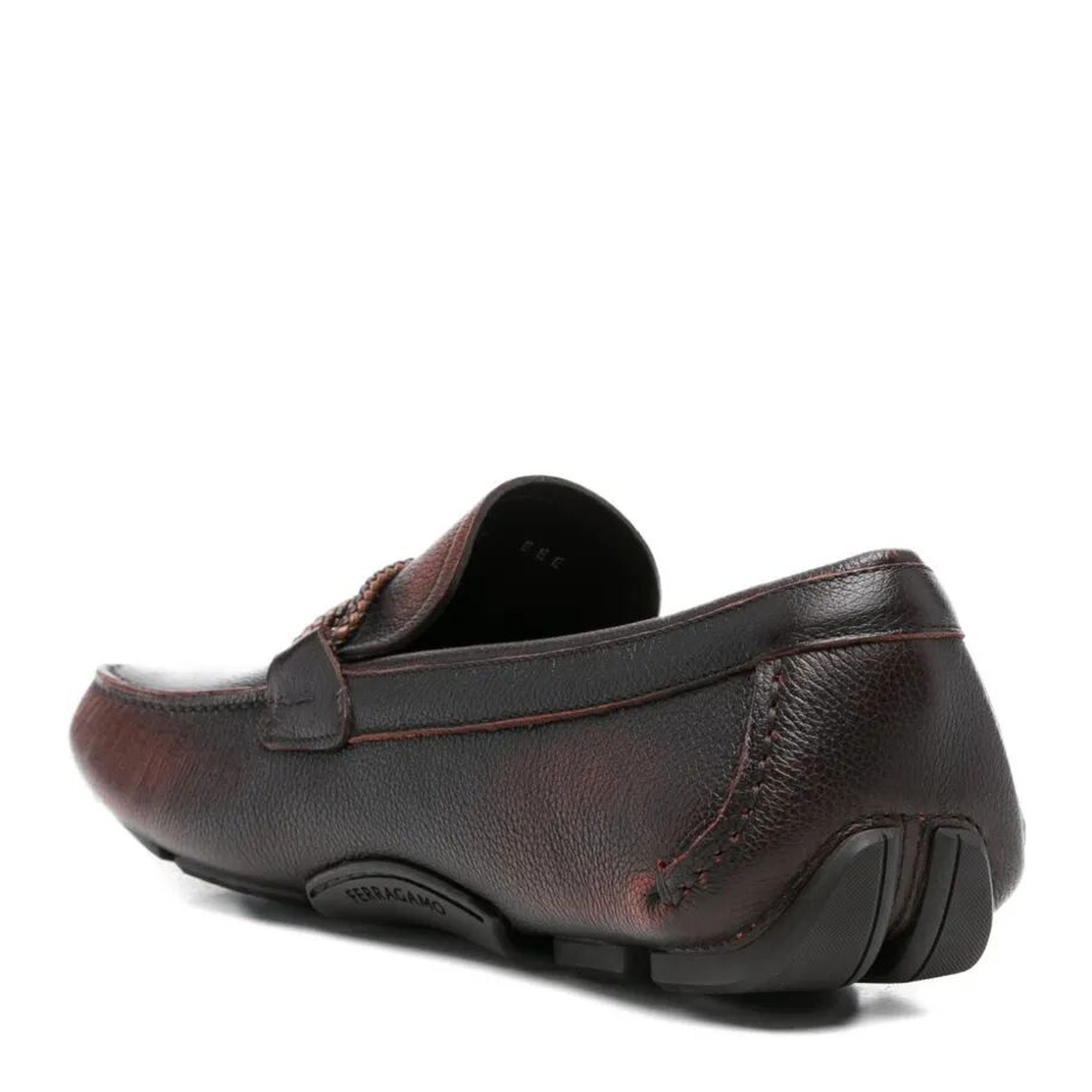 Sfumato Leather Driver Loafers - Image 4