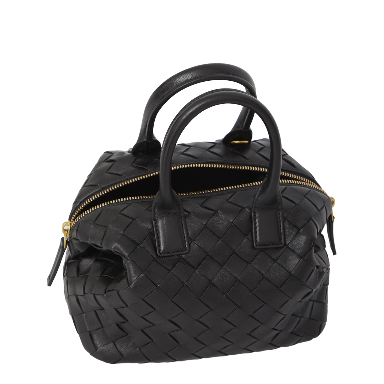 Bauletto Mini Leather Handbags - Black - Image 5