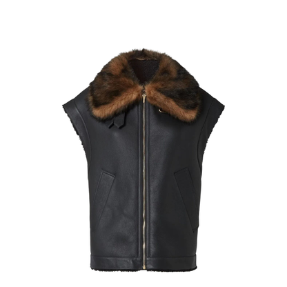 Nappa Shearling Gilet - Image 1