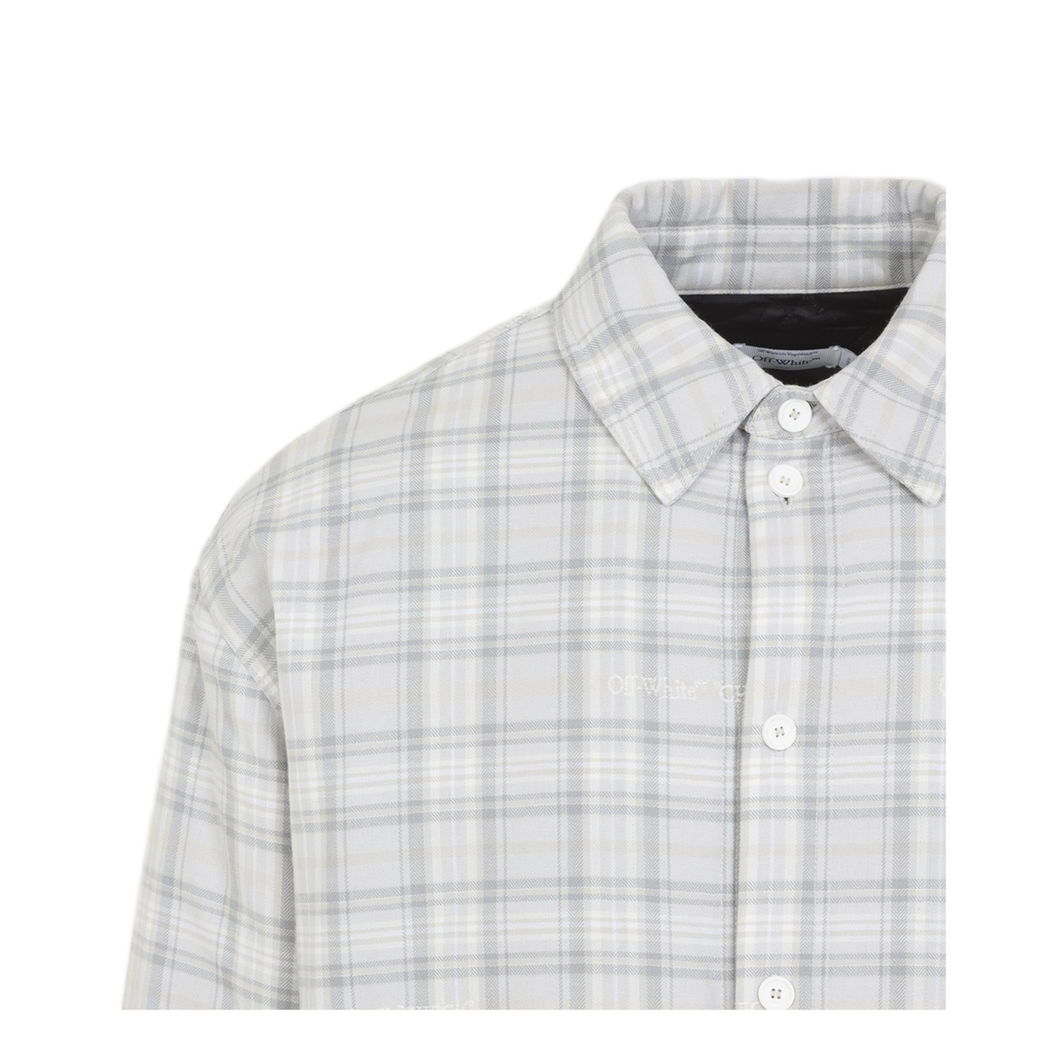 Flannel Wool Overshirt Padded Coat - Image 5