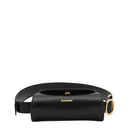 Small Calfskin Shoulder Bag - Black - Image 1