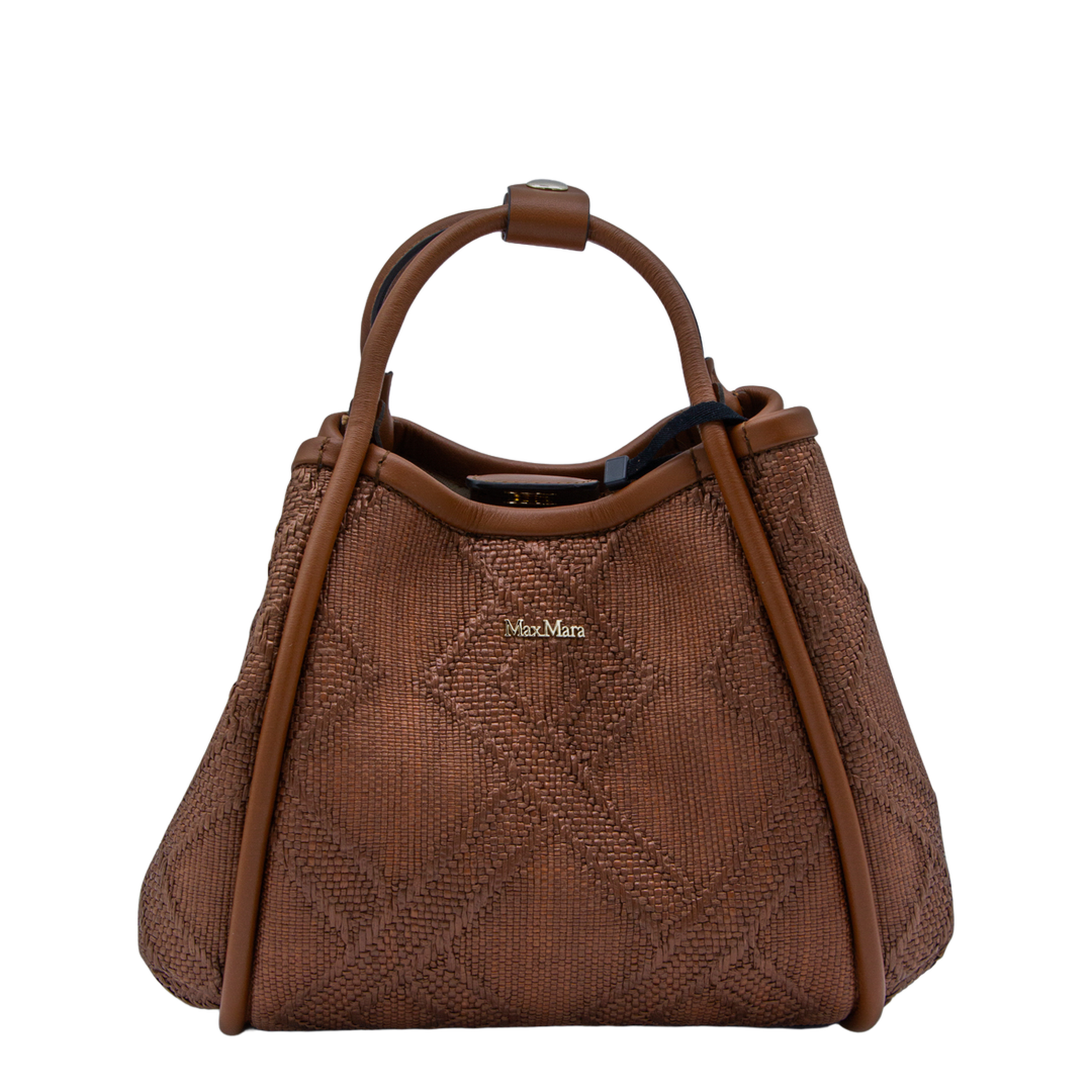 Marin Small Leather Handbag - Brown - Image 1