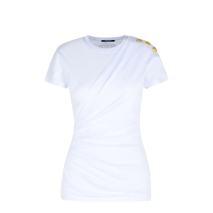 Cotton T-Shirt In White - Image 1