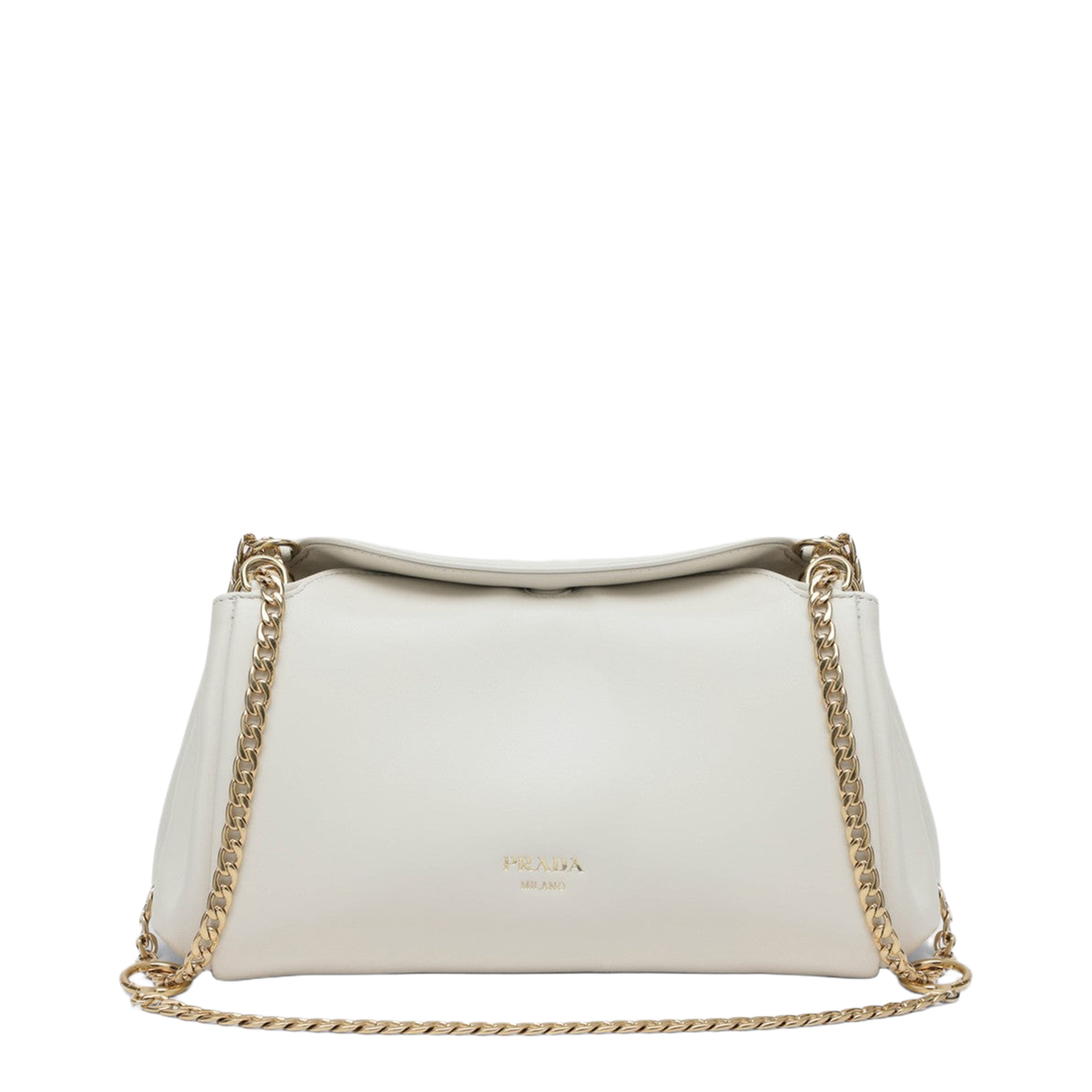 White Nappa Leather Handbag - Image 1